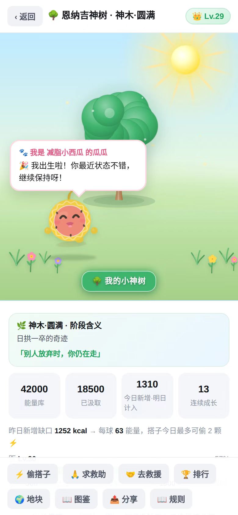 坚持神树界面